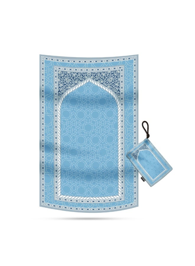 Dezllia Pocket Prayer Mat - Lightweight for Daily Use - High Quality Waterproof Material - Your Perfect Travel & Work Companion - PPM/07 - Image 1